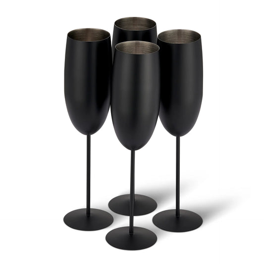 Matte Black Champagne 4 Pk